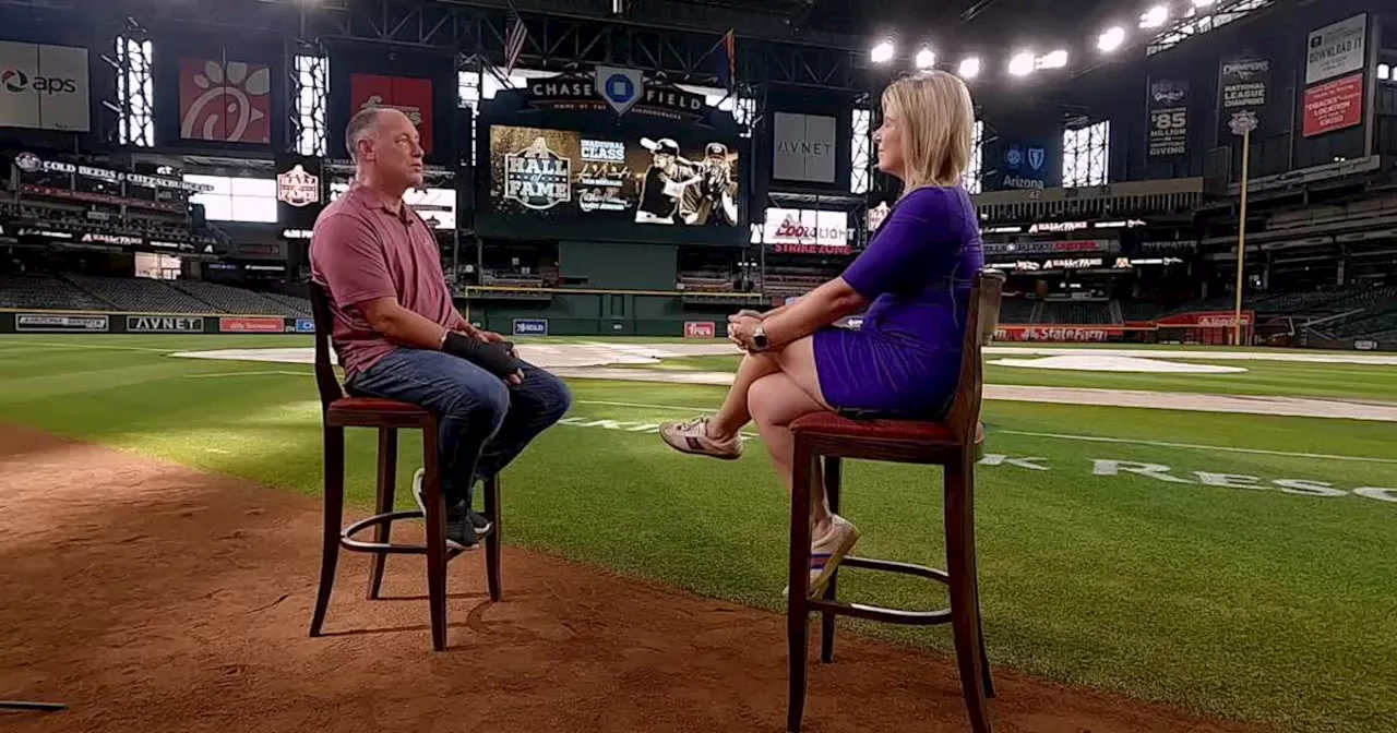 WATCH: D-backs legend Luis Gonzalez talks about being inducted into the Diamondbacks Hall of Fame