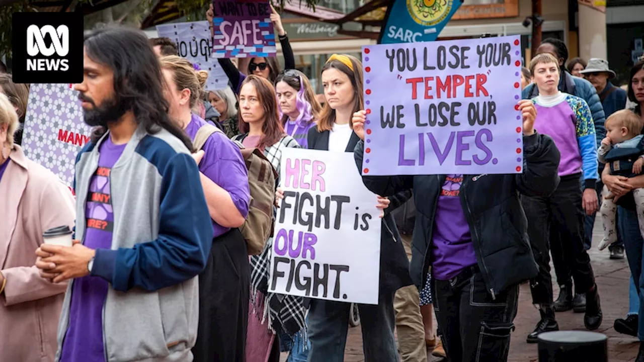 Alice Springs residents join domestic violence rallies across Australia in calls for better funding