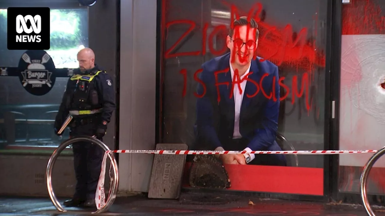 Teenagers charged over politically motivated graffiti on MP Josh Burns's office