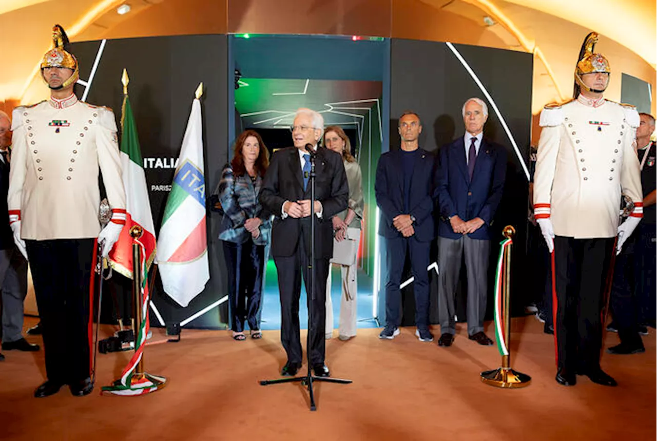 Mattarella inaugura Casa Italia a Parigi, 'mostra il genio del nostro Paese'