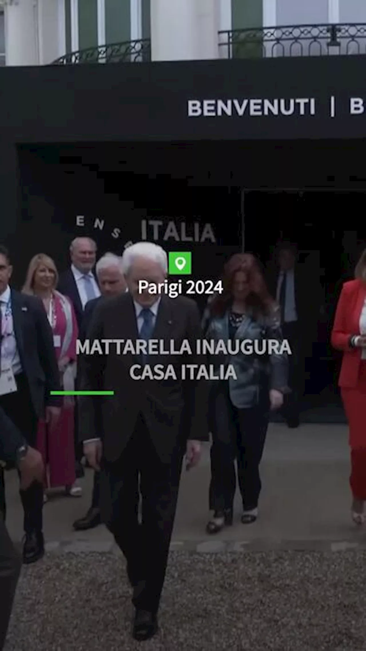 Parigi 2024, Mattarella inaugura Casa Italia