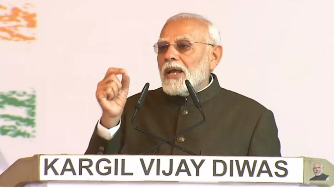 PM Modi in Kargil: विजय दिवस देश के गर्व का पर्व, अग्निपथ योजना से 370 तक, पढ़ें PM के संबोधन की मुख्य बातें