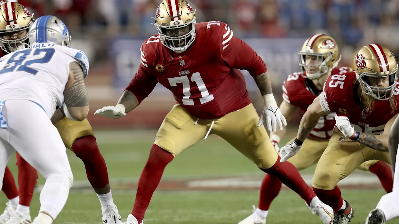 49ers left tackle Trent Williams earns No. 1 spot in the AP's top 5 offensive linemen rankings