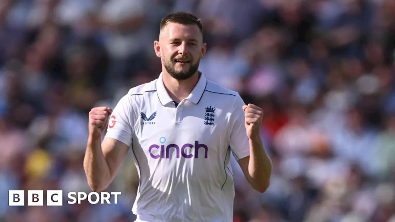 England vs West Indies: Hosts target 'big runs' as 'special' Gus Atkinson delivers again