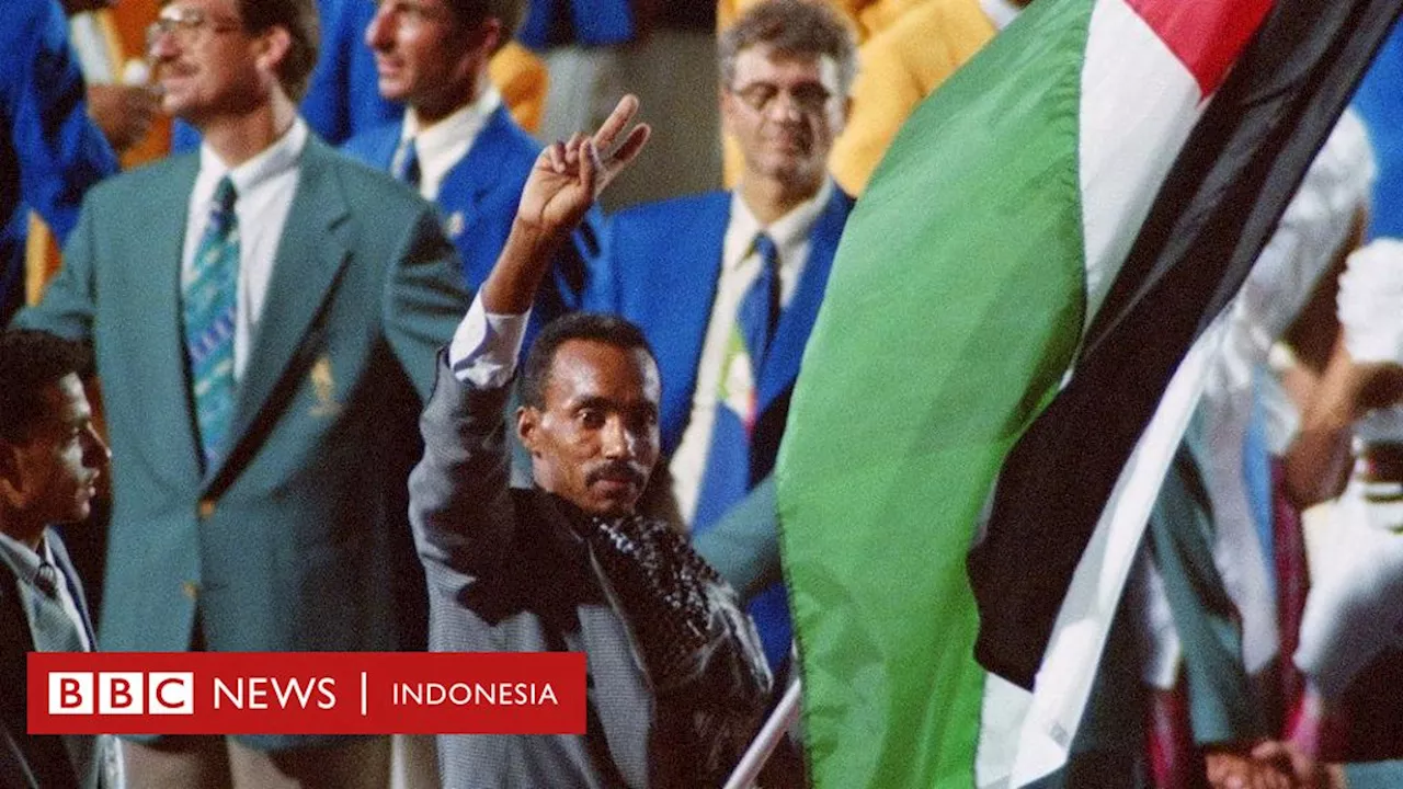 Olimpiade: Kisah Majed Abu Maraheel, atlet pertama yang membawa bendera Palestina pada Olimpiade 1996