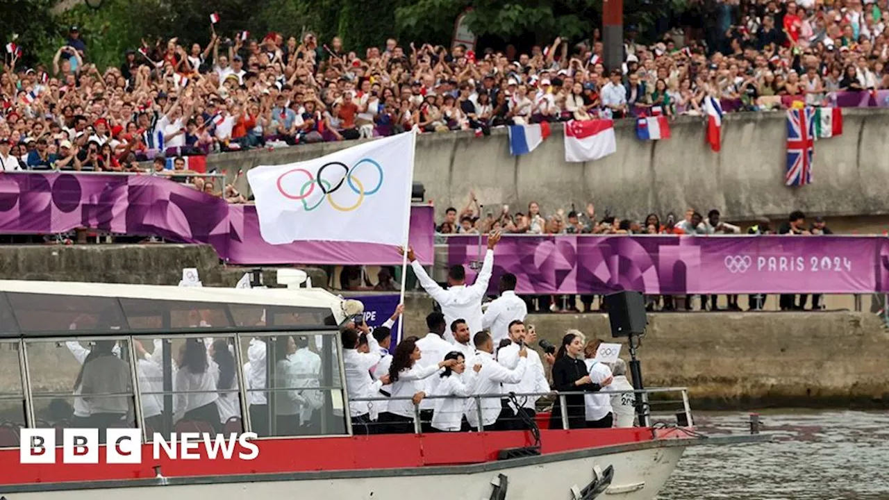 Spectacular photos from the Paris 2024 Olympic opening ceremony