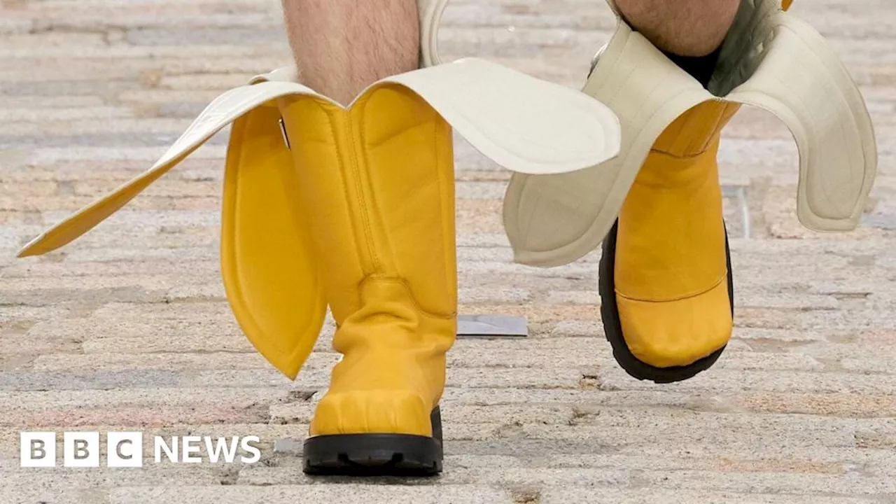 Billy Connolly inspired £1,750 designer banana boots