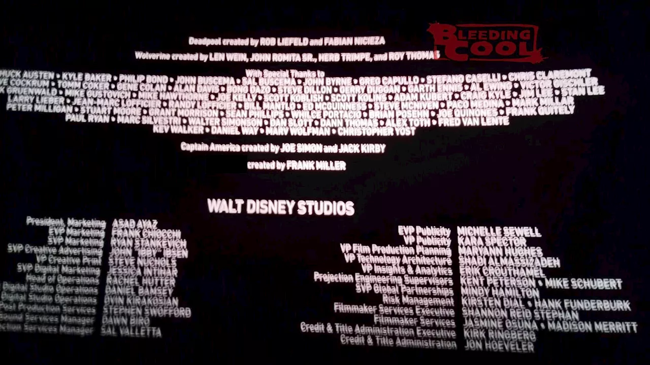 Comic Creators in Deadpool & Wolverine Credits, Including Roy Thomas