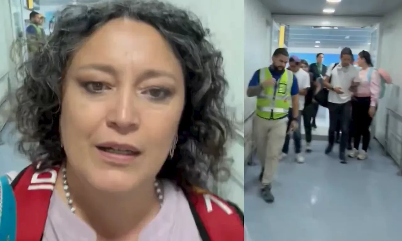 Angélica Lozano fue expulsada de Venezuela: 'Me deportan con total abuso del régimen'