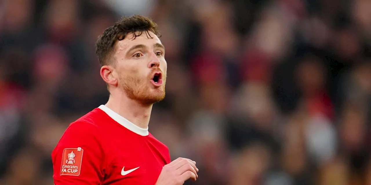 Dilanda Cedera, Liverpool Ditinggal Andrew Robertson Beberapa Pekan