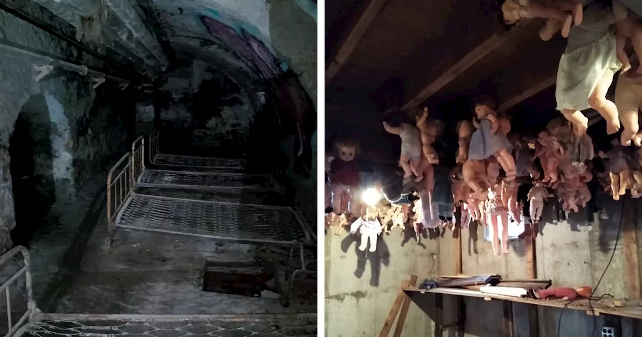 96 Eerie Basements That Look Like They're Straight Up From A Horror Movie