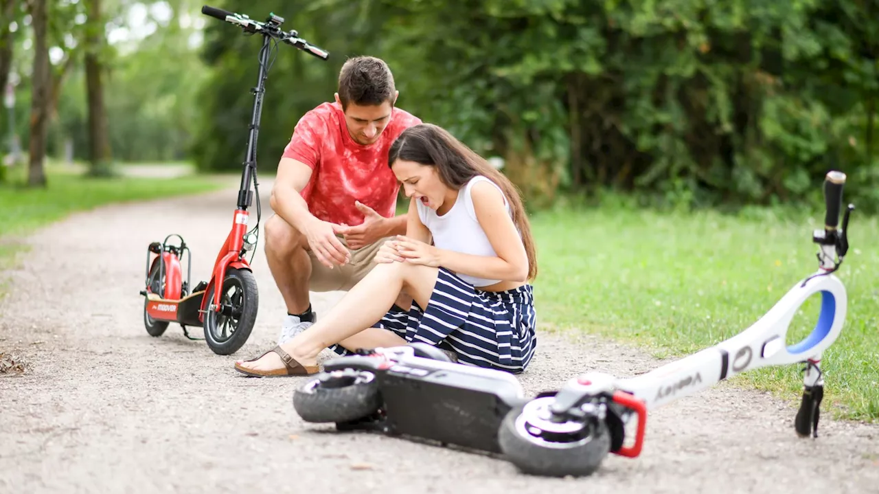 Mehr als 1.200 E-Scooter-Unfälle mit Verletzten in Bayern