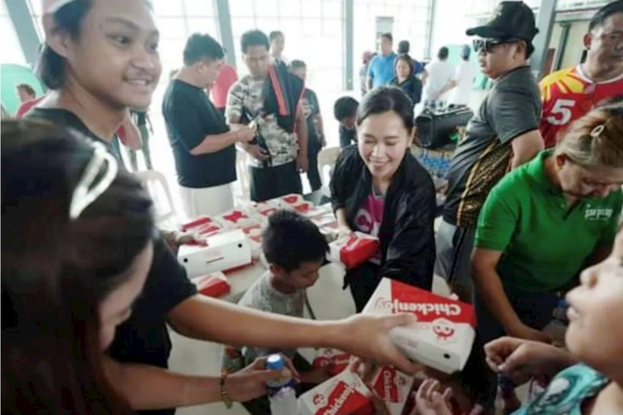 Amid own family's grief, solon attends to needs of typhoon victims in San Pedro