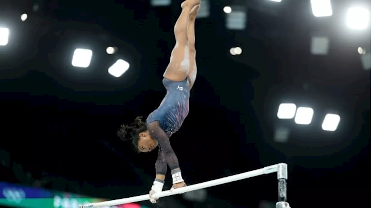 Simone Biles submits original skill on uneven bars ahead of Paris Olympics