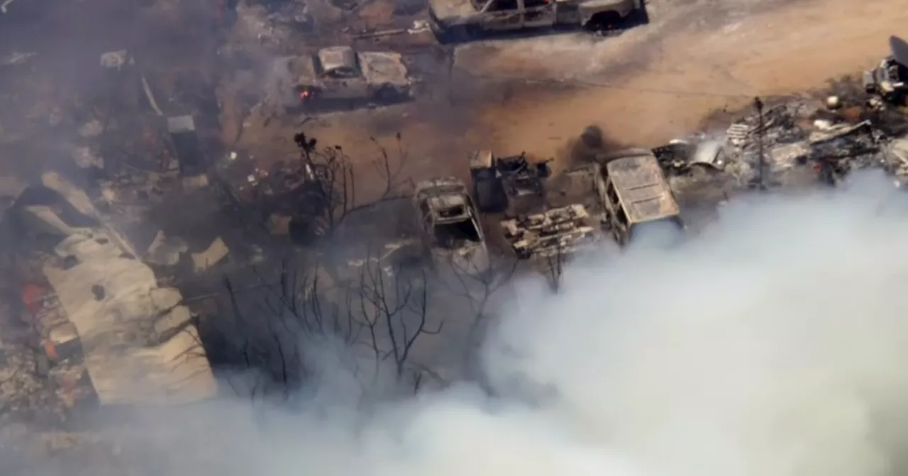 Brush fire in Acton appears to leave vehicles heavily burnt