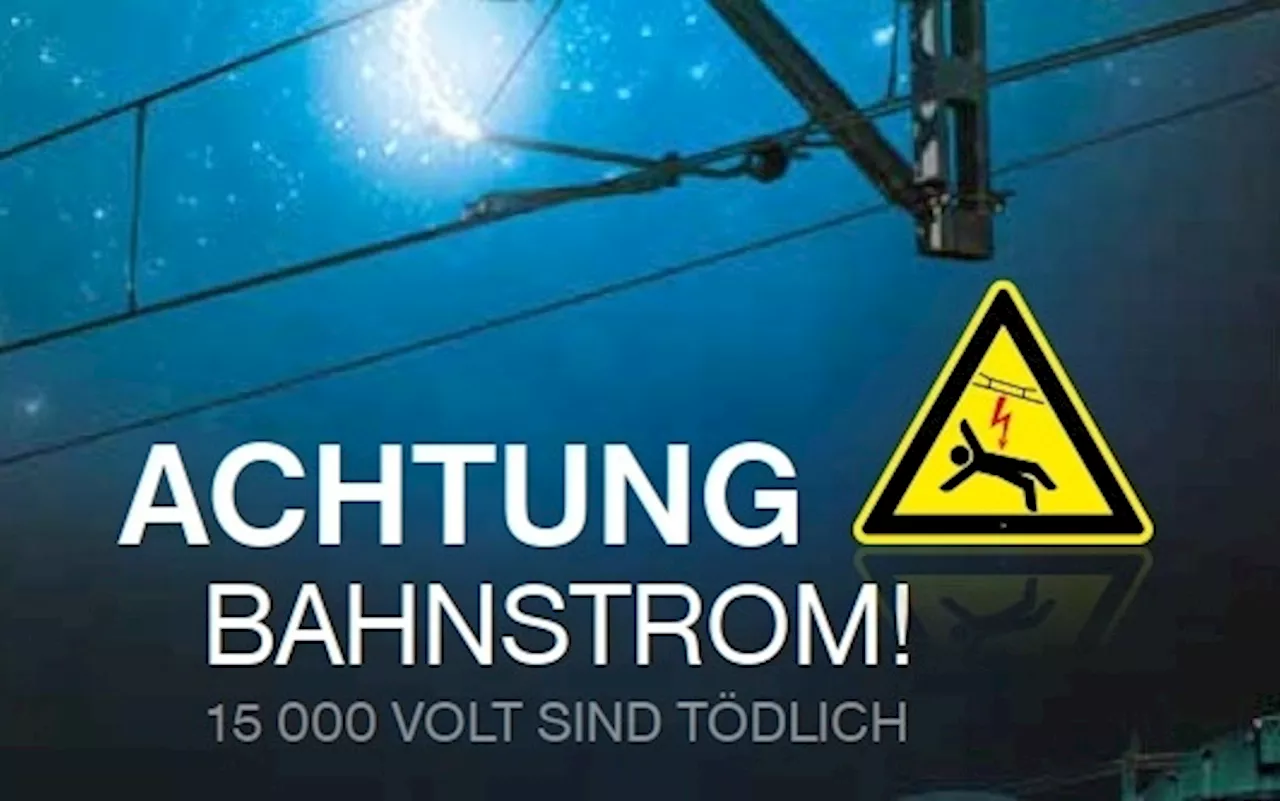 Eindringlicher Appell zum Ferienbeginn - Rosenheimer Bundespolizei warnt: Auf Gleisen droht Lebensgefahr