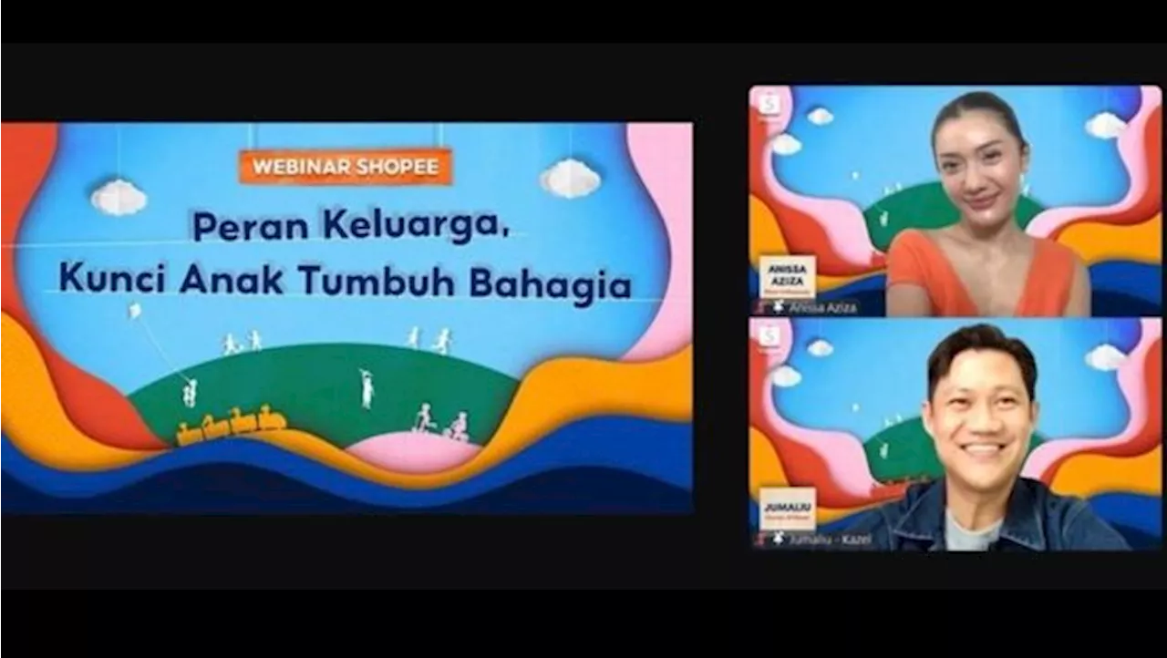 Lewat Shopee, Anissa Aziza & Kazel Berbagi Tips Tumbuh Kembangkan Anak