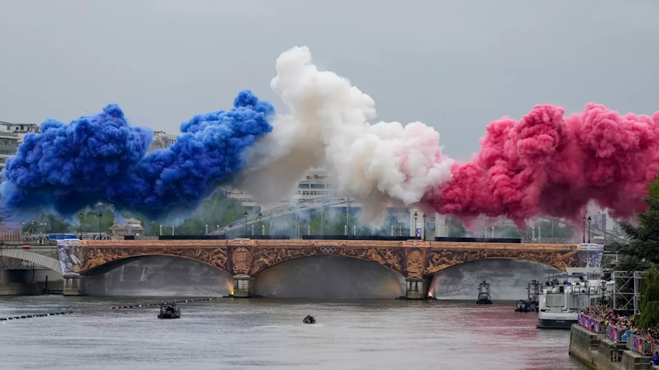 Paris Olympics kicks off with ambitious but rainy opening ceremony on the Seine River