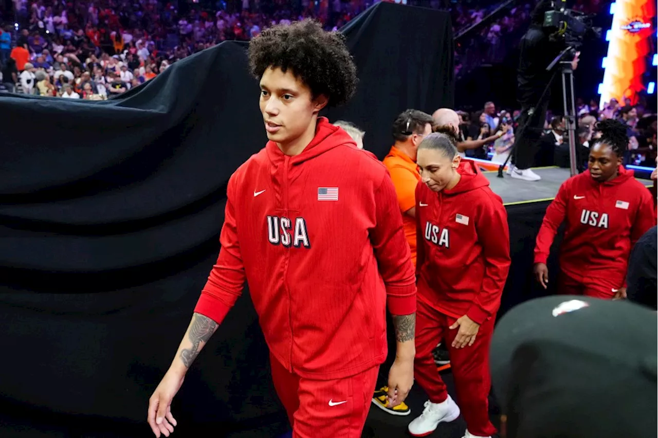 Brittney Griner honored to be wearing a USA Basketball jersey again after time in Russian prison