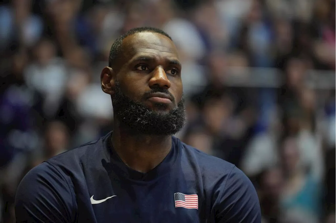 LeBron James selected as Team USA male flagbearer for Paris Olympics opening ceremony