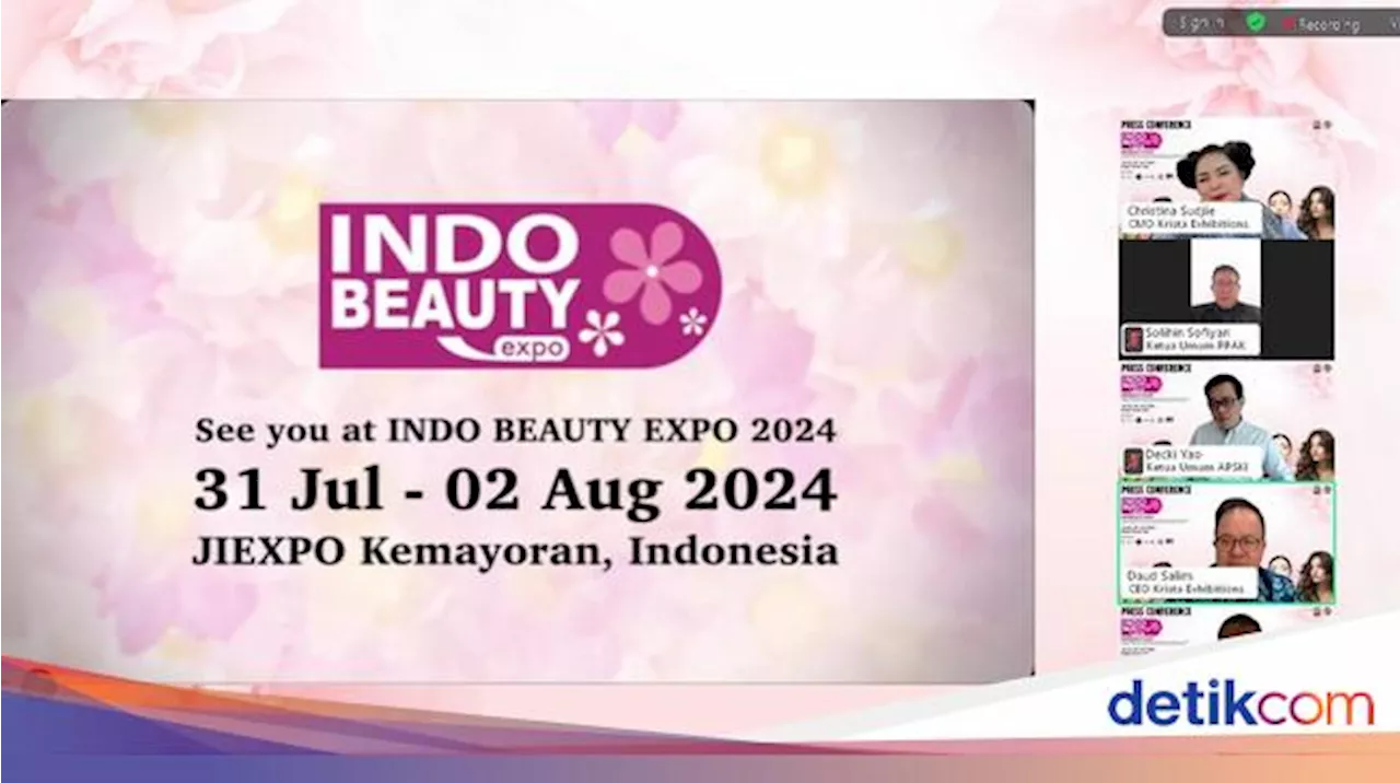 IndoBeauty Expo 2024 Bakal Diikuti 170 Perusahaan Kosmetik dari 12 Negara