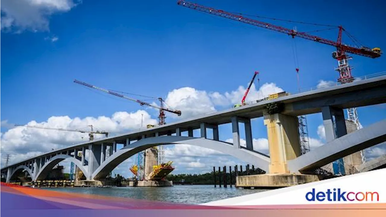 Jembatan Pulau Balang Penghubung ke IKN Rampung, Tinggal Diresmikan Jokowi