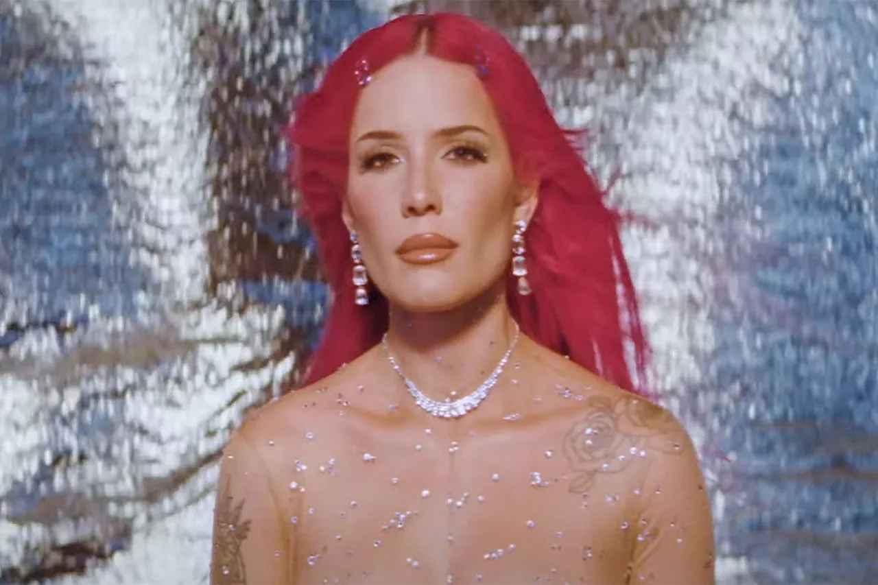 Halsey channels Britney Spears, Y2K, and personal health struggles in 'Lucky' music video