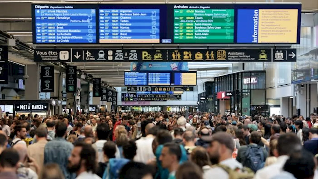 Sabotage hits French railways hours before Olympics opening ceremony