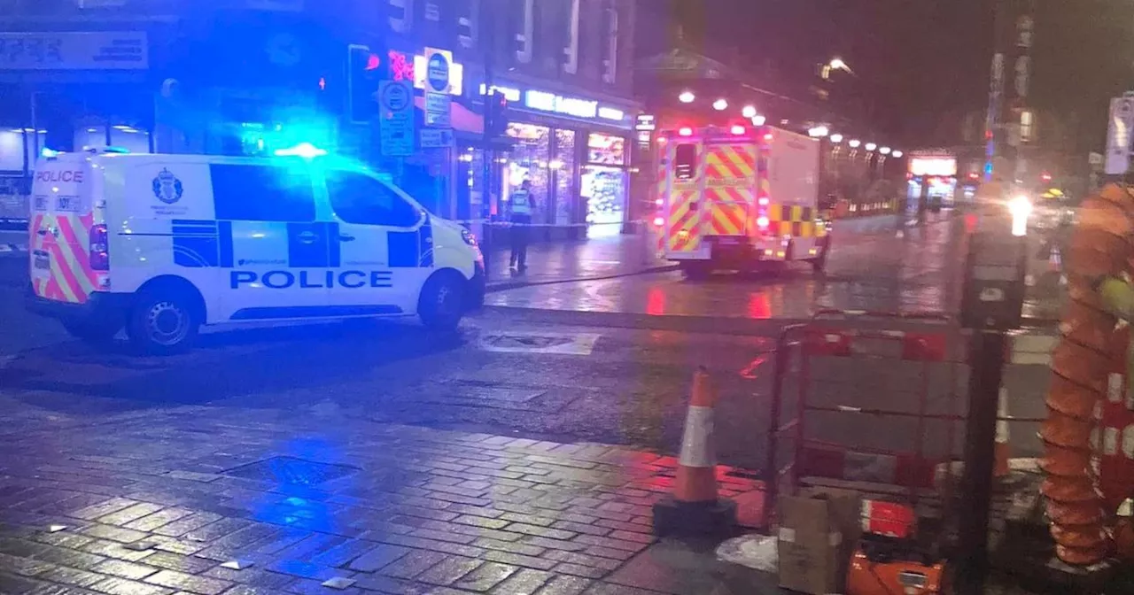 Glasgow city centre sealed off as man rushed to hospital following 'attack'