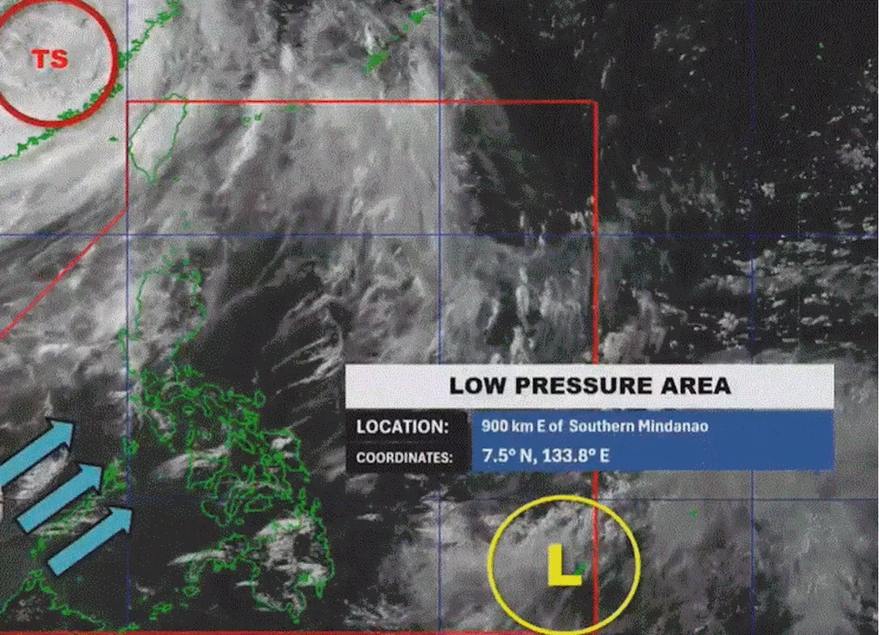 Low Pressure Area: PAGASA Monitoring LPA East Of Southeastern Mindanao ...