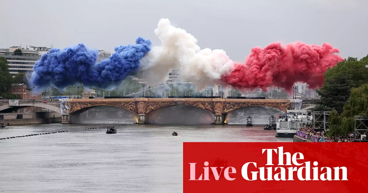 Paris 2024 Olympics: opening ceremony boats take teams down Seine as Lady Gaga performs