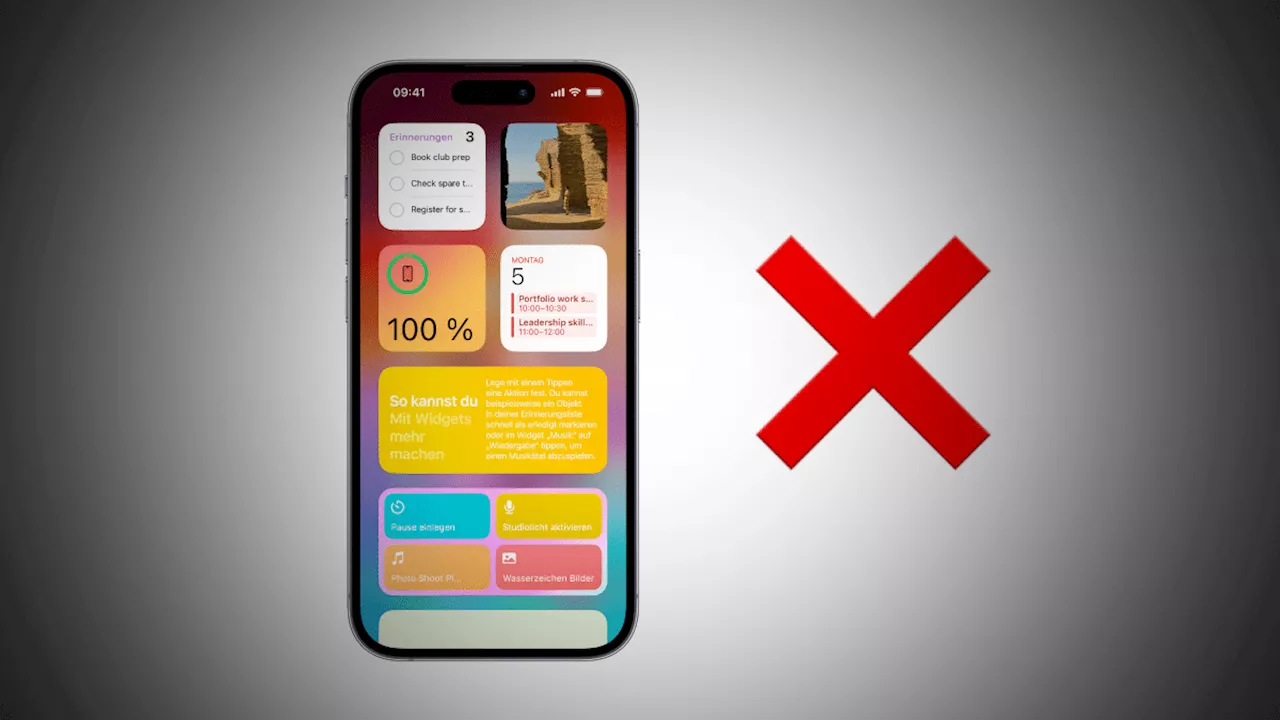 Heute-Ansicht: iOS 18 lässt ältere Widgets verschwinden
