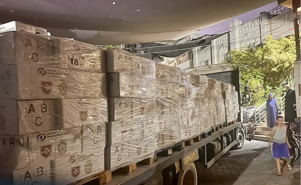 Latin Patriarchate and Order of Malta send 40 tons of aid to Gaza