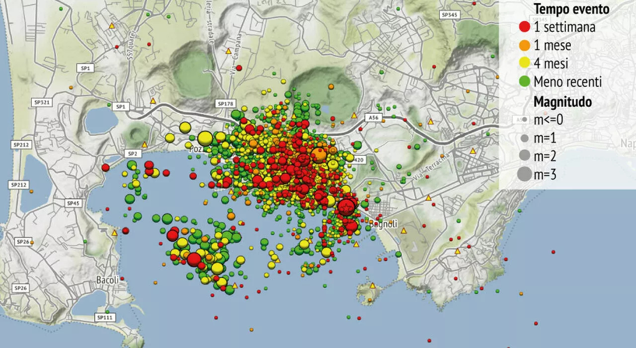 Terremoto Campi Flegrei, perché accade? Lo sciame, il suolo che si solleva di 10,5 cm e l'incubo supervulcano