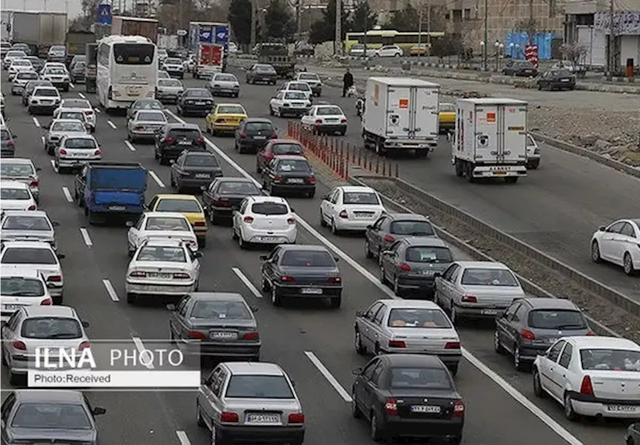 ترافیک در محور جنوب به شمال جاده چالوس