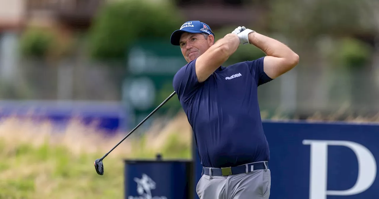 Pádraig Harrington battles his way into Senior Open contention at Carnoustie