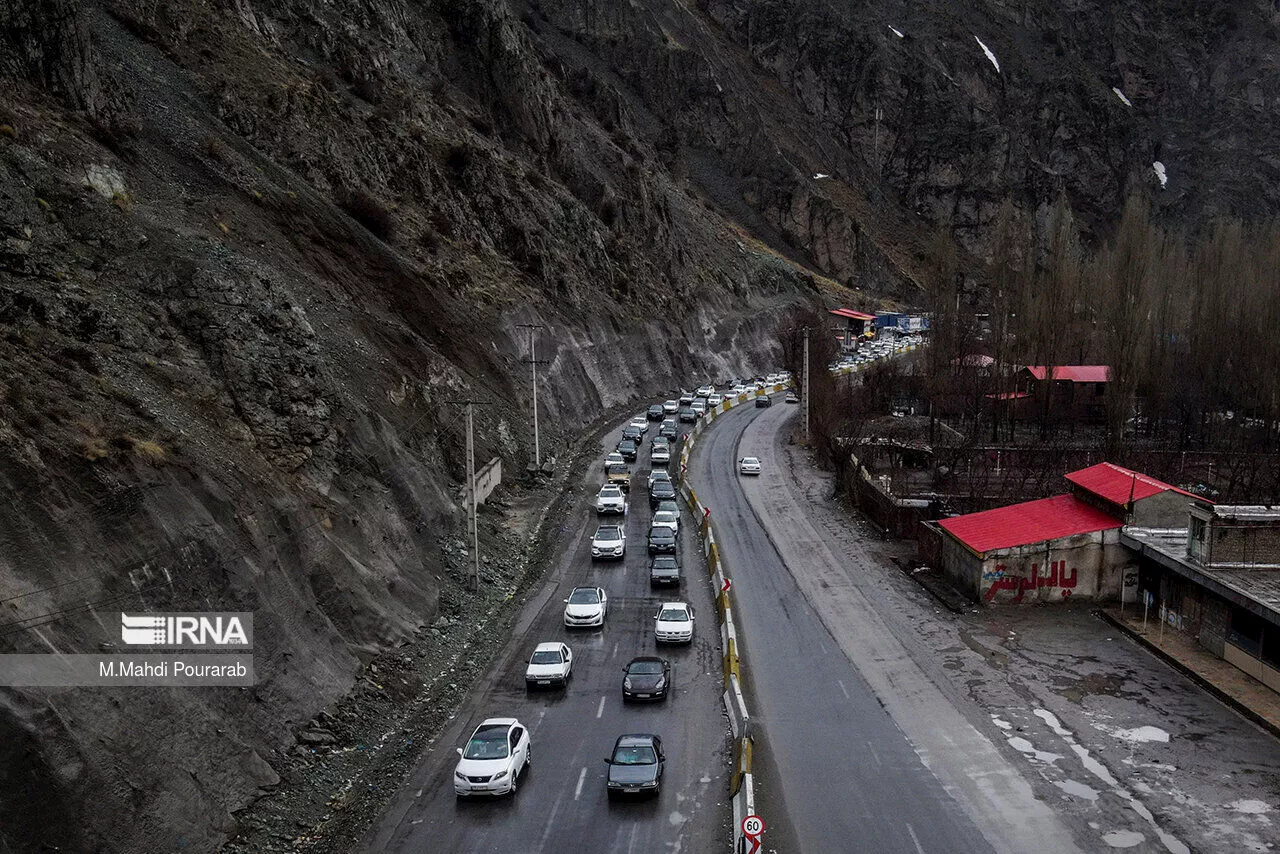 ترافیک پرحجم و روان در جاده‌های مازندران