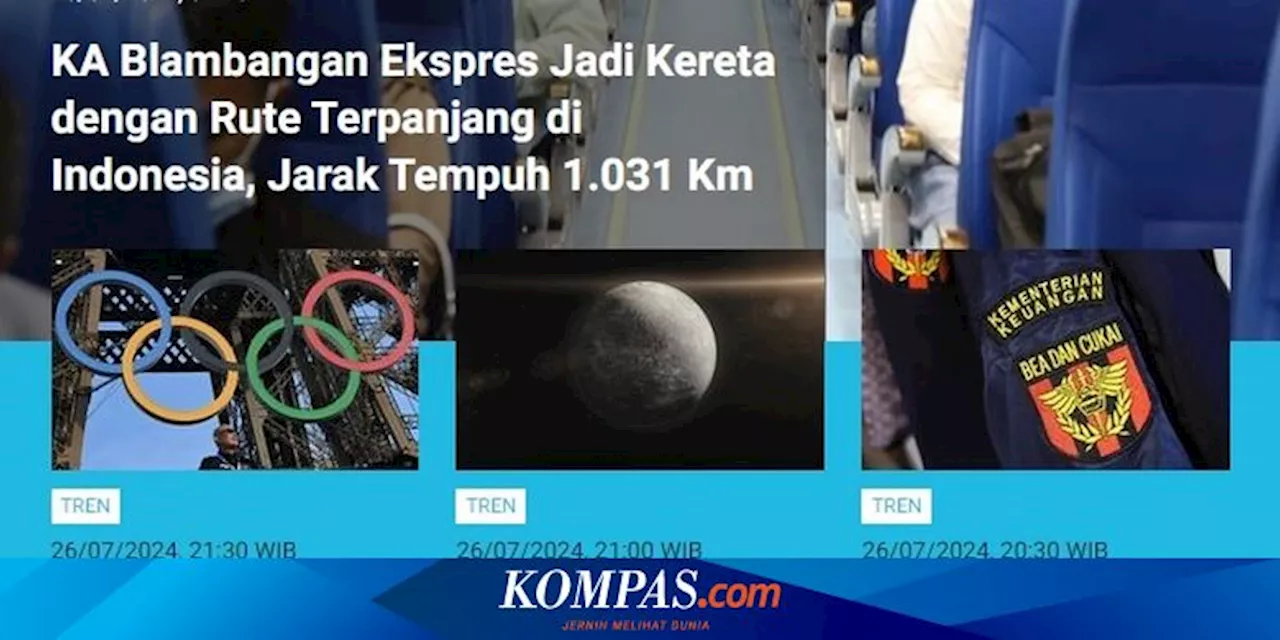 [POPULER TREN] KA Blambangan Ekspres Miliki Rute Terpanjang Se-Indonesia | Apa Itu 'Snowflake Generation'?