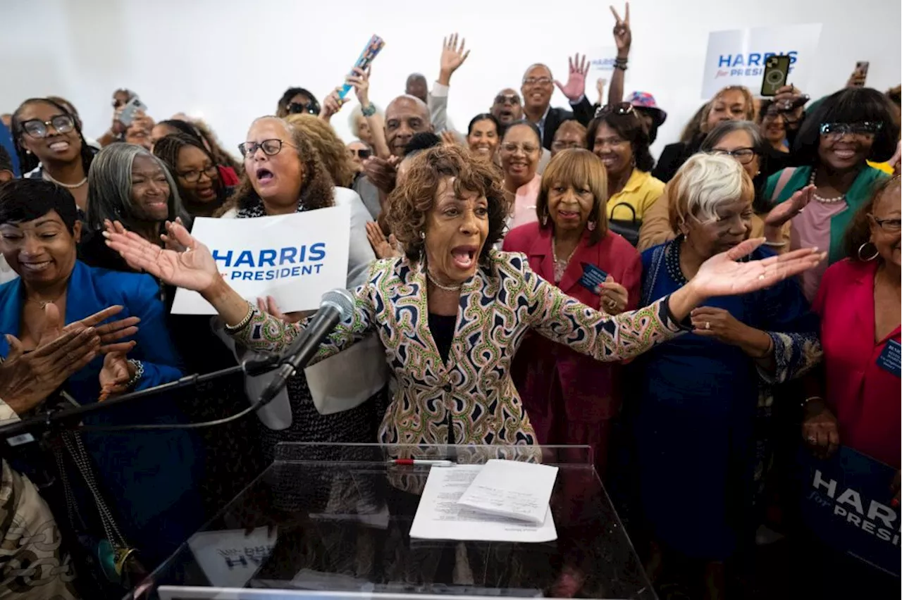 Rep. Maxine Waters rallies Black voters for Kamala Harris