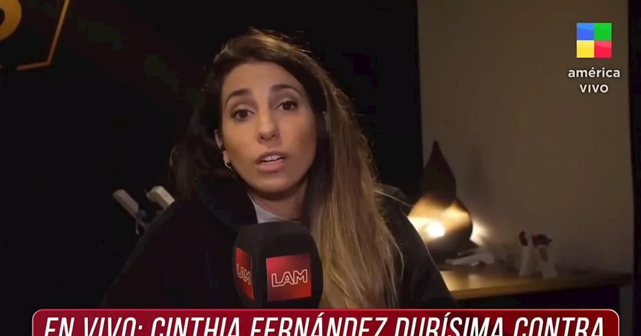 Cinthia Fernández defendió a Roberto Castillo de las denuncias de Daniela Vera Fontana