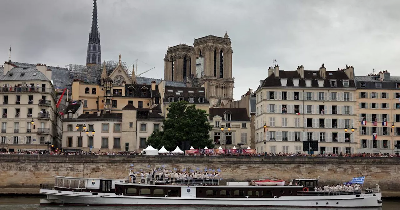 JO 2024 : la cathédrale Notre-Dame en majesté lors de la cérémonie d’ouverture