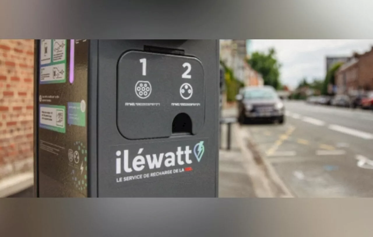 Voitures électriques. La MEL lance son réseau iléwatt et une 1re borne de recharge à Saint-André-lez-Lille