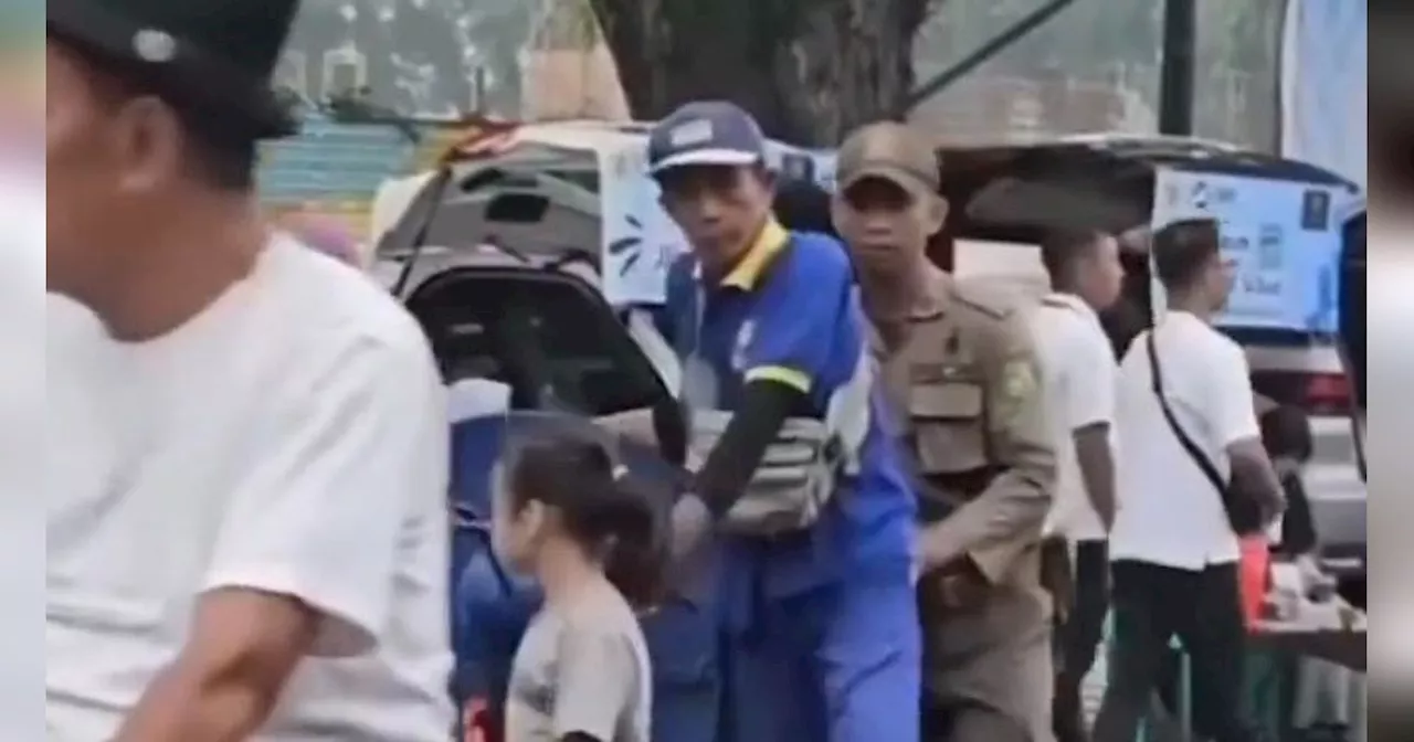 Viral Pedagang Roti Didorong saat Car Free Day, Ini Penjelasan Kasatpol PP Medan