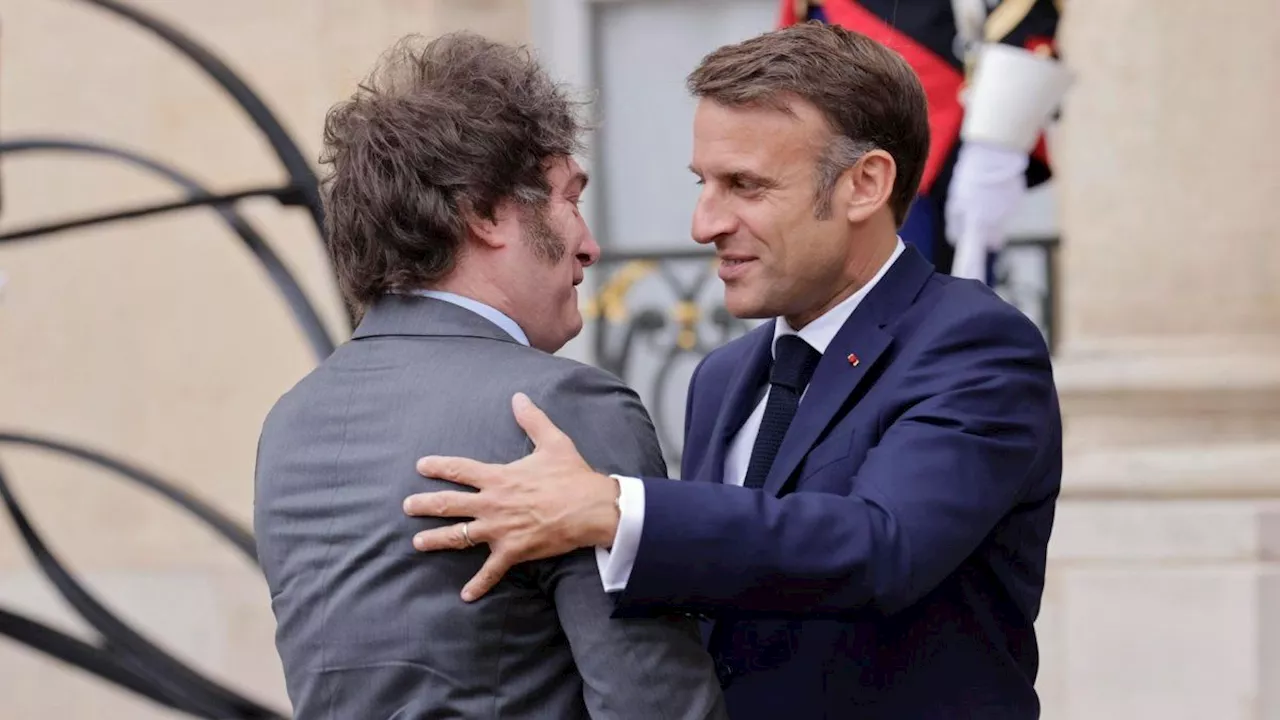 Javier Milei y Emmanuel Macron hablaron sobre el 'desafortunado' tuit de Victoria Villarruel contra Francia