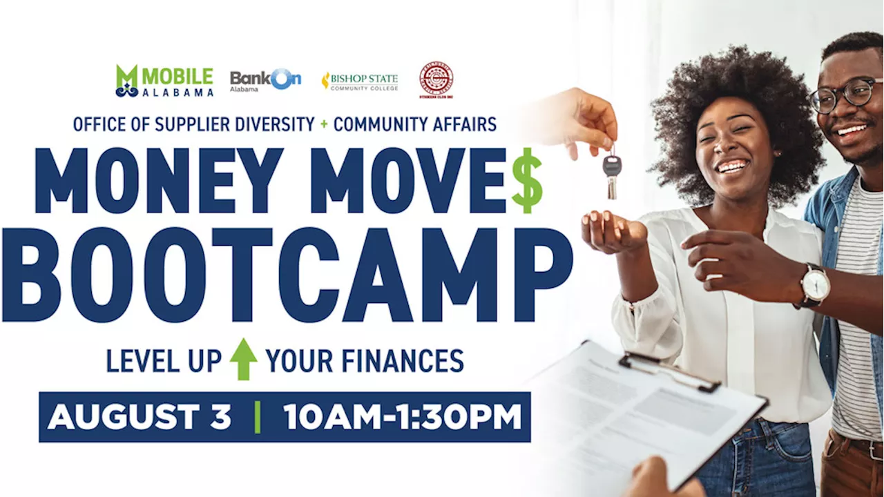 City of Mobile hosting free Money Moves financial bootcamp Aug. 3