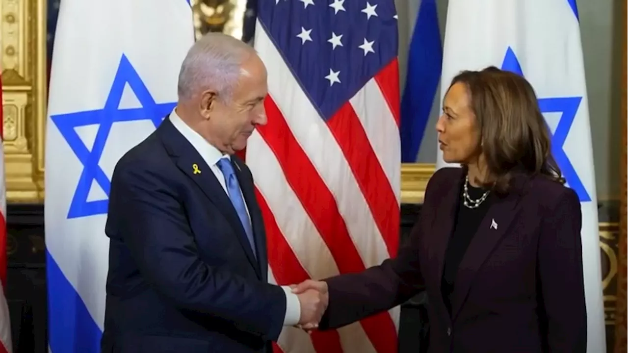 Harris calls for cease-fire after 'frank' meeting with Netanyahu