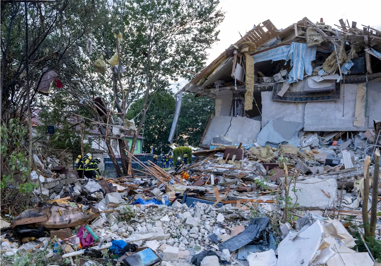 Reihenhaus in Memmingen eingestürzt