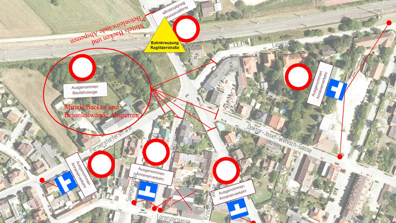 Unterführung Raglitzerstraße: neue Sperren ab 7. August