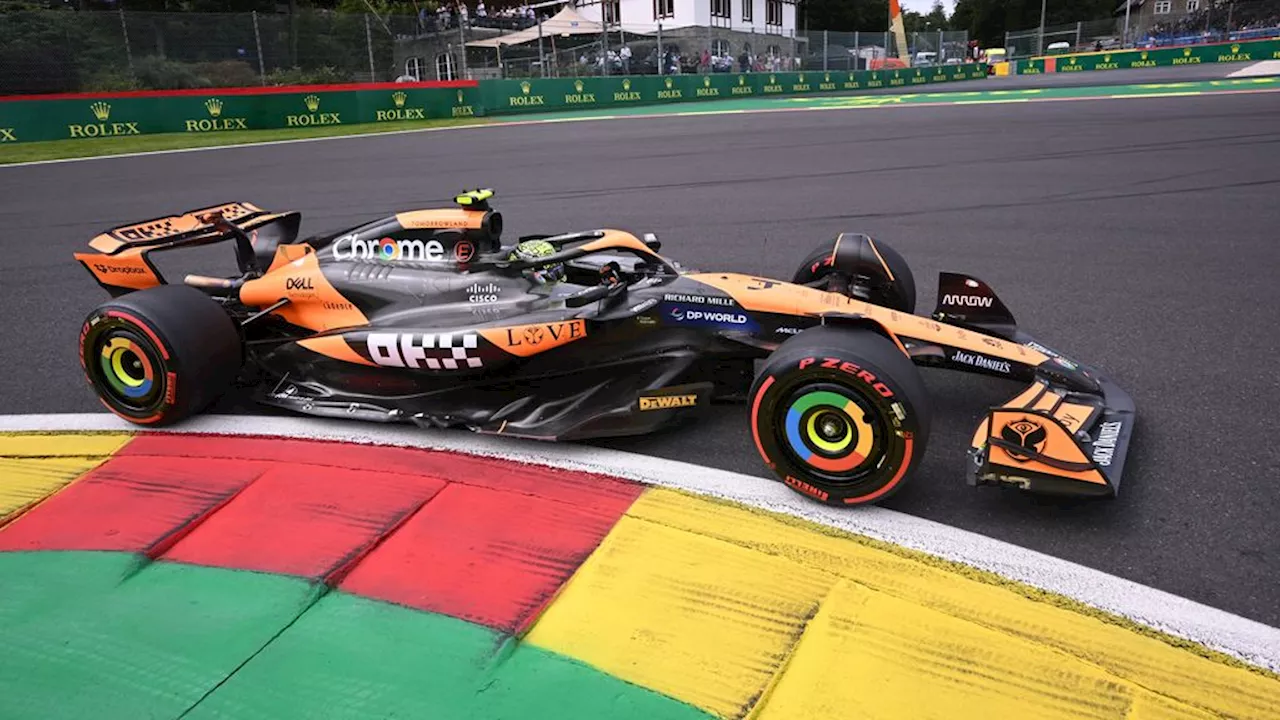 McLaren voor Verstappen in tweede training Spa • Zondag gridstraf voor Verstappen