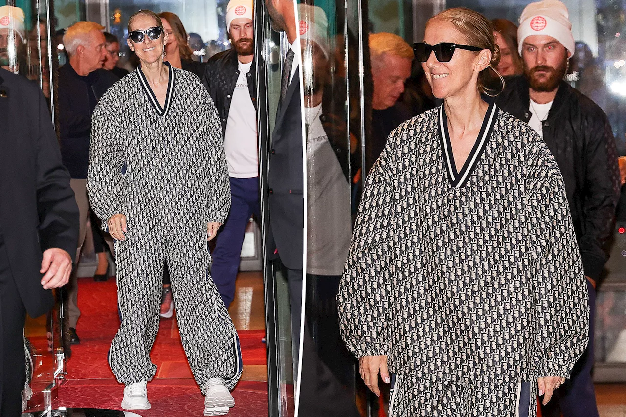 Celine Dion steps out in $7,000 Dior tracksuit ahead of Olympics 2024 opening ceremony